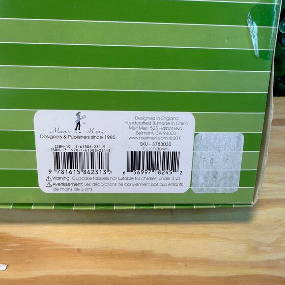 New Football Meri Meri Cupcake Liners Kit Cheerleader Football Players Game Day - Picture 10 of 12